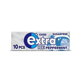 Extra Ice Peppermint Chewing Gum Sugar Free 10 Pieces (Case of 30)  Adomoo